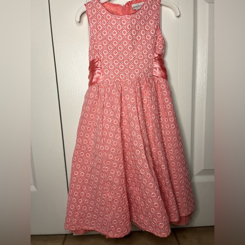 Sweet Heart Rose Pink Dress Size 5 Girls